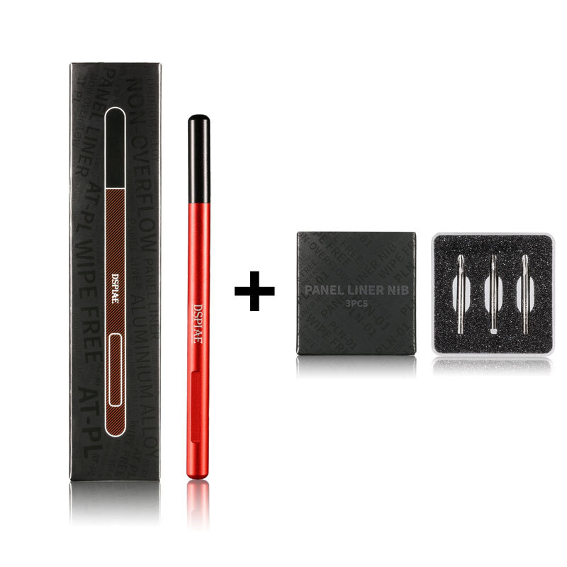 DSPIAE AT-PL modello Seepage Line Pen versione aggiornata impugnatura in metallo antiscivolo strumento per colorare penna penetrante alluminio rosso