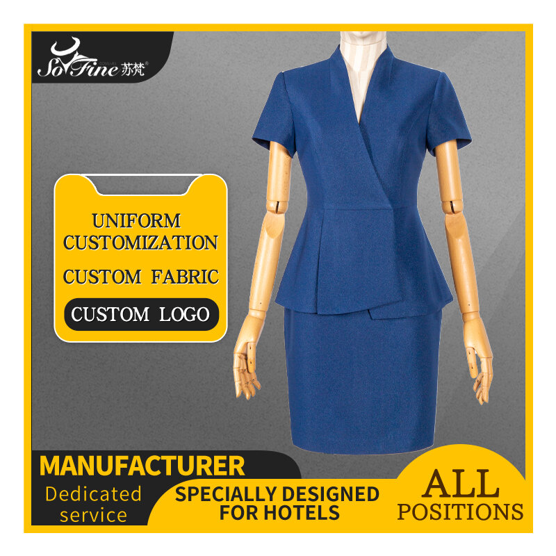Advanced customization Hotel uniform Manager's uniform for women FREE DESIGN High Quality