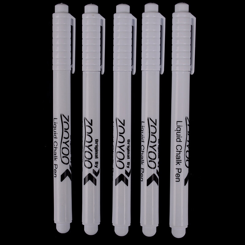 消去可能な白い液体チョークペン、黒板マーカー、黒板液体インクペン、黒板窓に使用、13.5cm、3個、新しい