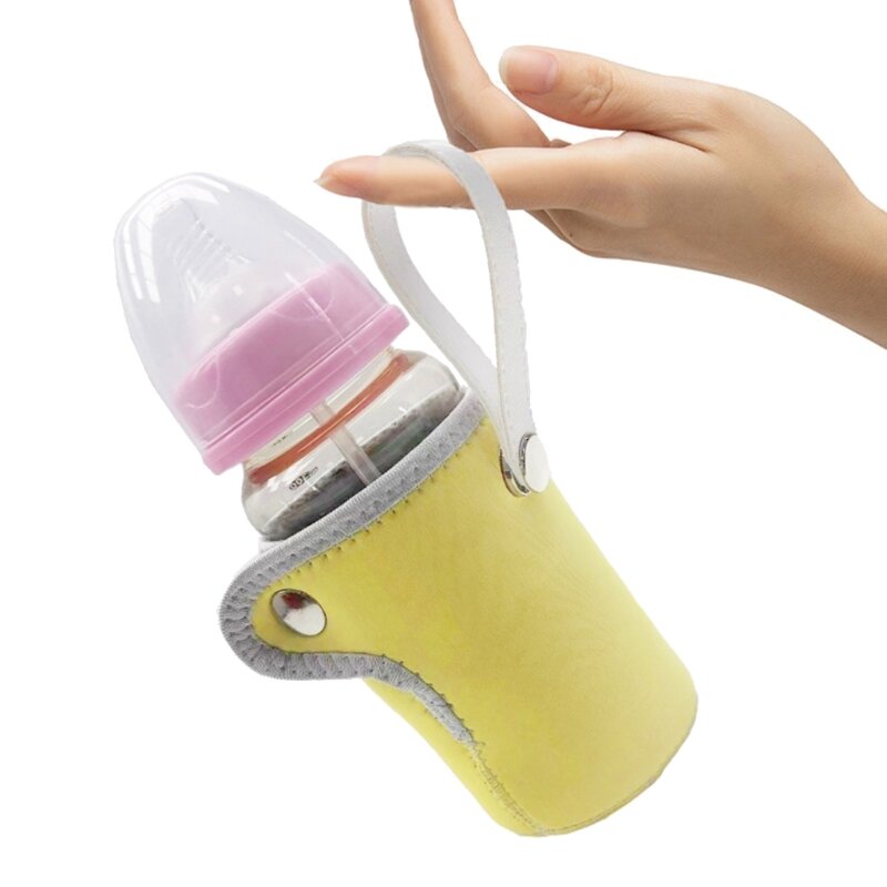 Tas Penghangat Susu dengan Pegangan untuk Termostat Isolasi Penghangat Susu Perjalanan Luar Ruangan