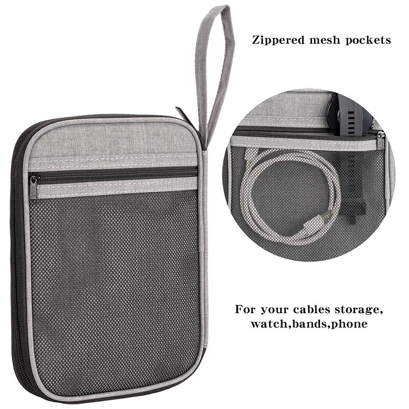 Watchband Box For Watch Strap Case Data Cable Travel Smart Watch Wriststrap Storage Bag Box Watches Organizer