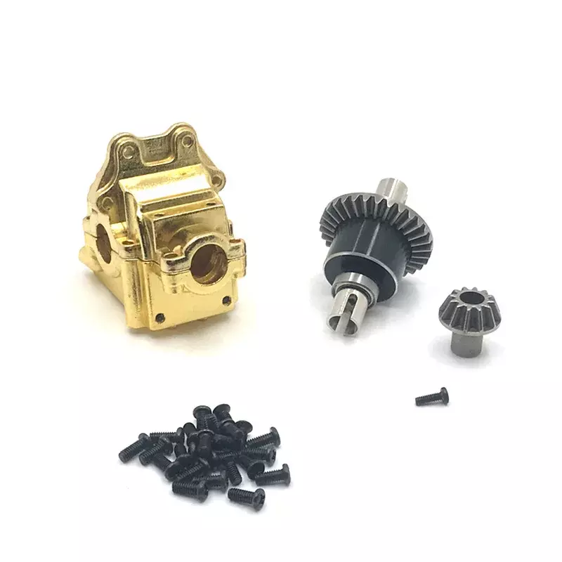 Upgrade Metal Gearbox For WL1:14 144001 Remote Control Car Metal Differential Parts