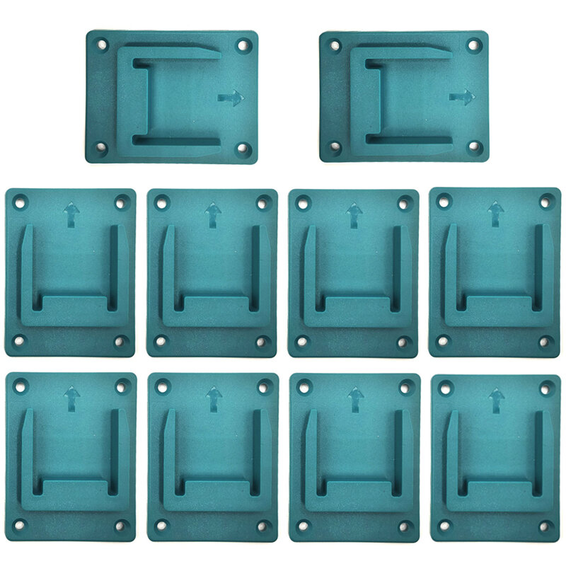New10/15pcs Machine Holder Wall Mount Storage Bracket Fixing Devices Fit For Bosch For Makita 18V Electric Tool Rack Stand Slots