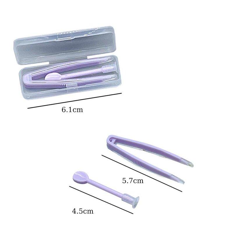 Nuovo Set di rimozione dell'inseritore delle lenti a contatto pinzette per lenti a contatto multicolori e Stick di aspirazione per strumento di morsetti speciali
