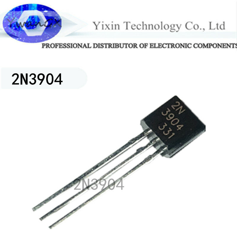 50 piezas 2N3904 TO-92 0.2A 40V Transistor de potencia NPN PNP triodo