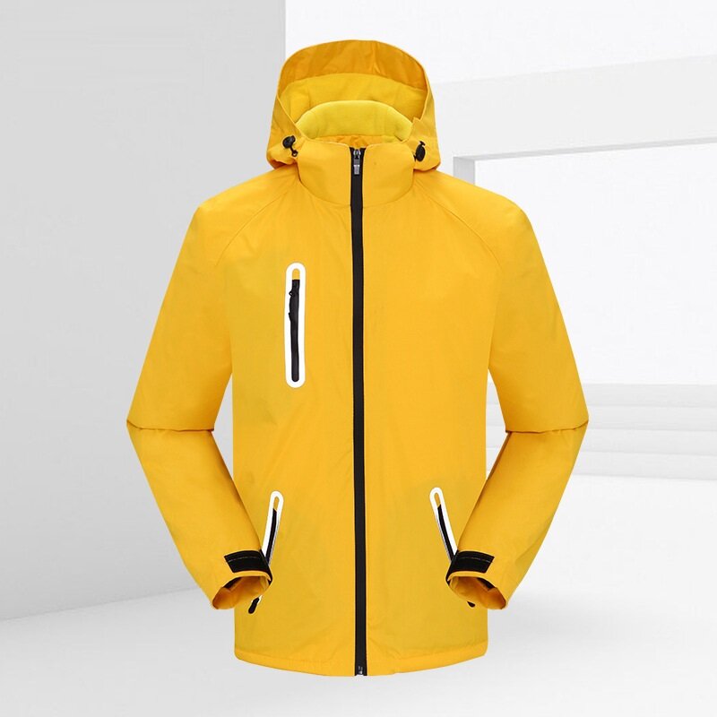 Zewnętrzny termiczny płaszcz kurtka polarowa męski kombinezon roboczy wiatroszczelna wodoodporna odzież robocza sprzedaż hurtowa 3 w 1 zagęszczona płaszcz zimowy 4xl