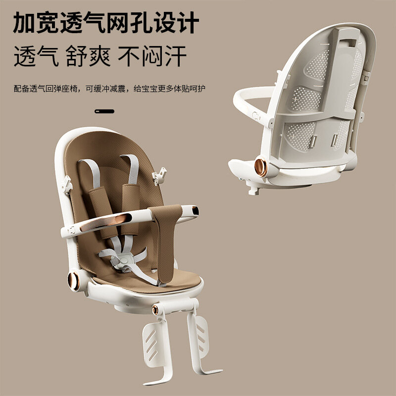 The high-view baby-walking artifact can sit and lie down and fold two-way to walk the baby stroller.
