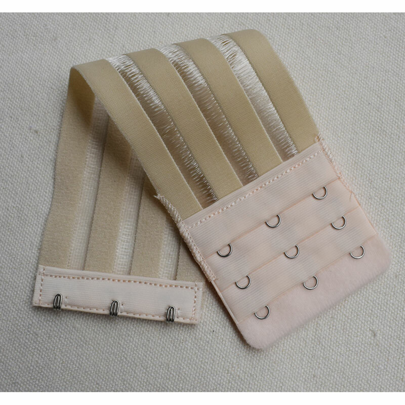 Rallonge de soutien-gorge élastique pour femme, extension de sangle, 3 boucles, 4 boucles, clip à crochet, ceinture réglable, 15cm, 20cm