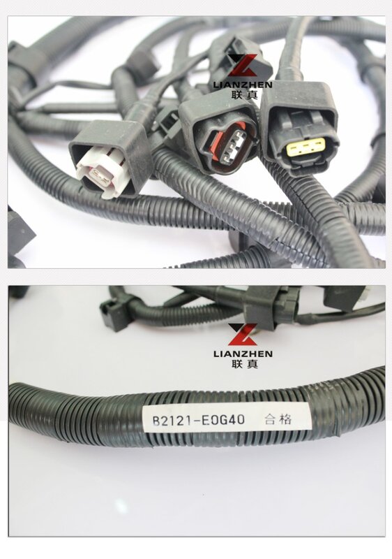 Suku cadang mesin ekskavator SK200-8 Hino J05 harnes kabel untuk B2121-EOG40 cadangan Kobelco