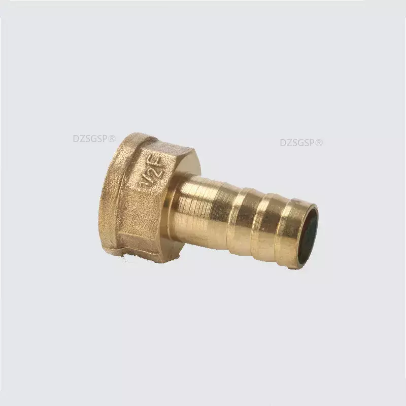 Raccord de tuyau en laiton 4mm 6mm 8mm 10mm 19mm queue de ardillon 1/8 "1/4" 1/2 "3/8" BSP filetage femelle connecteur en cuivre adaptateur de coupleur de Joint