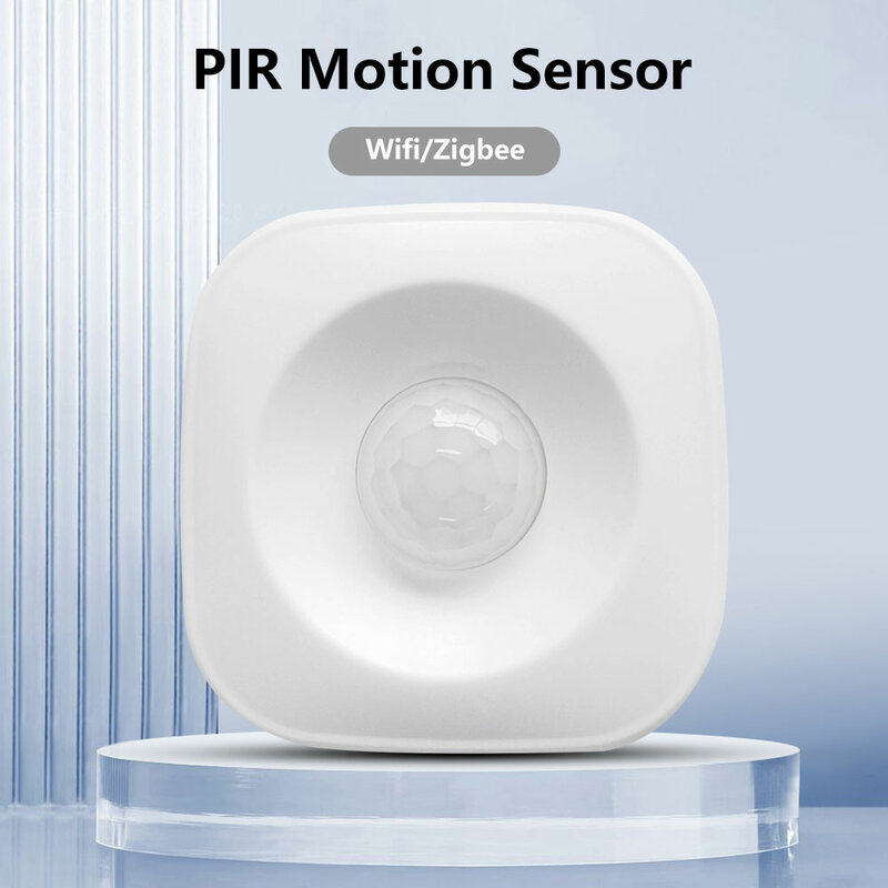 Funciona con Tuya ZigBee/WIFI, Sensor de movimiento PIR inteligente, Detector de movimiento, aplicación Smart Life, sistema inalámbrico de automatización del hogar