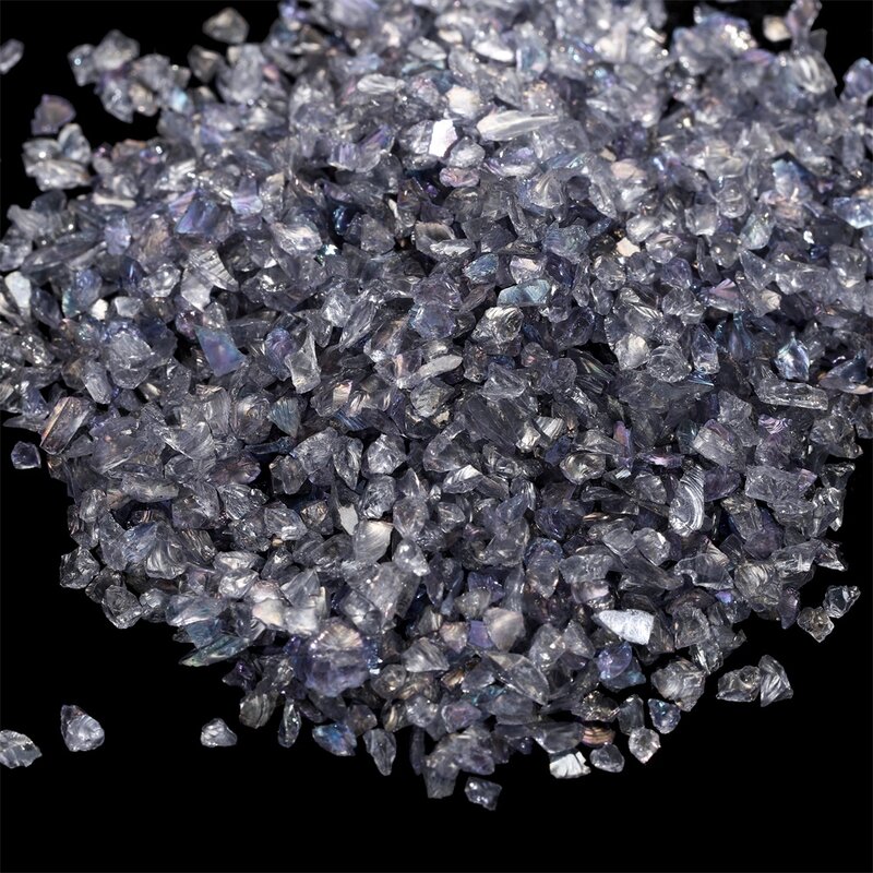 20/50g Glass Crushed Stone Irregularity Crystal Gravel Filling For DIY Epoxy Resin Mold Filler Crafts Decorative Nail Art Filler