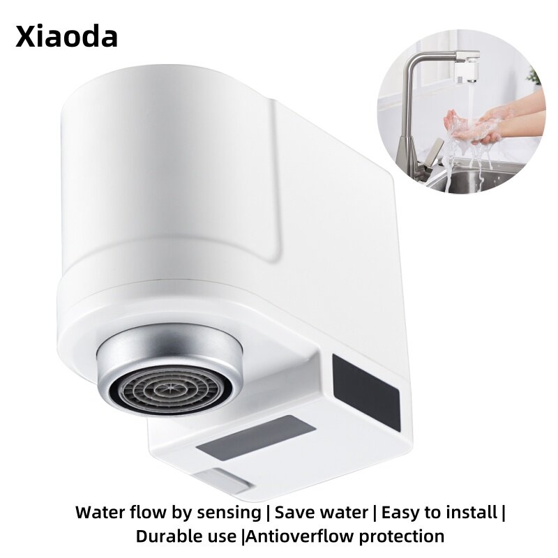 Torneira economizadora de água automática para cozinha, torneira inteligente, sensor infravermelho, dispositivo de poupança de energia, filtros bocal, atualizado, torneira, 2024