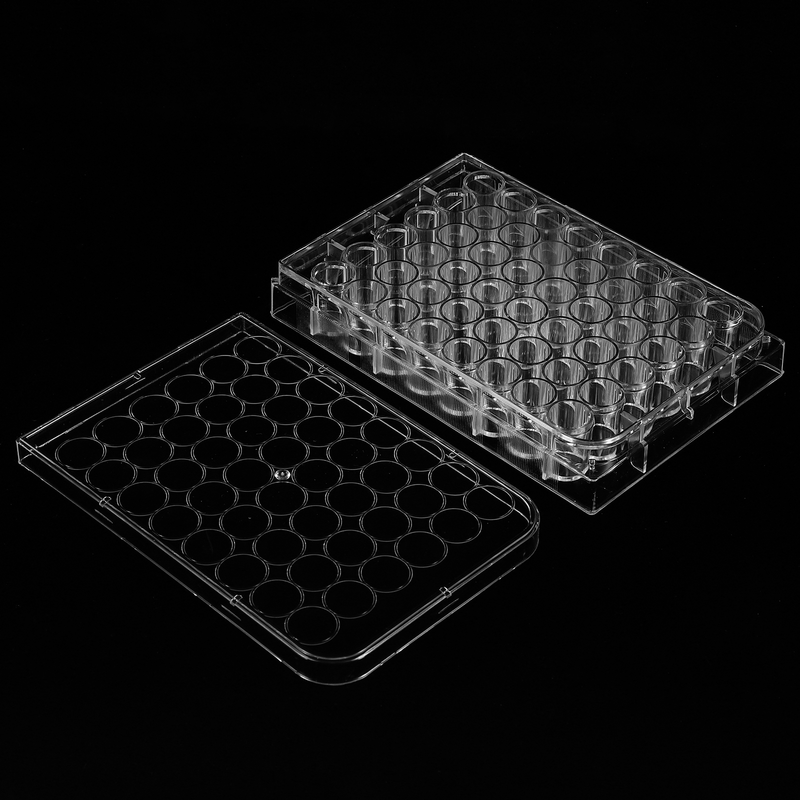 24/48 Holes Plastic Sterile Cell Culture Plate Bacterial Yeast Petri Dishes Laboratory Equipment