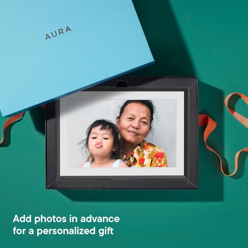 Aura Carver 10.1" WiFi Digital Picture Frame - Wirecutter's Best for Gifting, Send Photos from Phone, Free Storage
