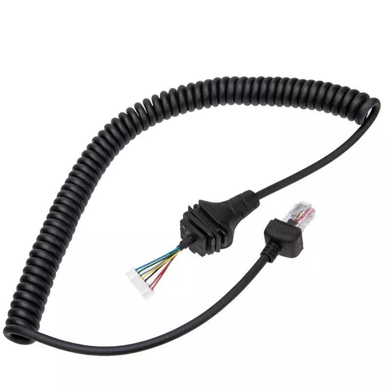 Replacement 8 Pin HM-152 Mic Handheld Ridao Speaker Mic Microphone PU Cable For ICOM IC-2820H IC2825E IC2200 IC3600 F221 F520