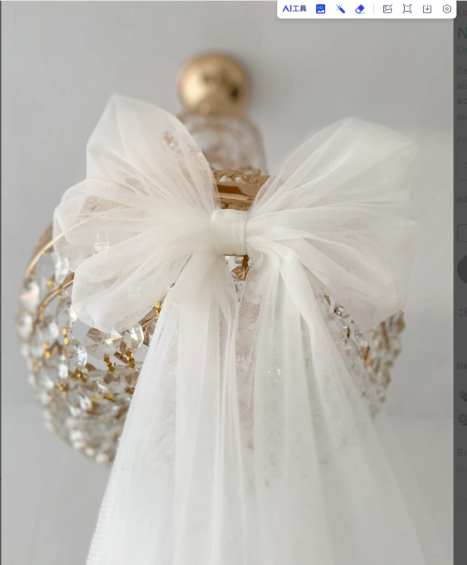 MMQ M111 Bow Veil Short Length Cute Bridal Veil WIth Comb Wedding Hair Accessories Bridal For Wedding/Birthday/Performance