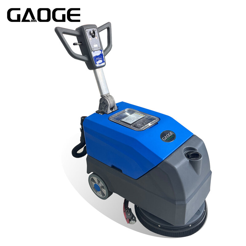 Gaoge-fregador de suelo modelo M1 Mini, equipo de limpieza Industrial con batería, 24V/500W, 30l