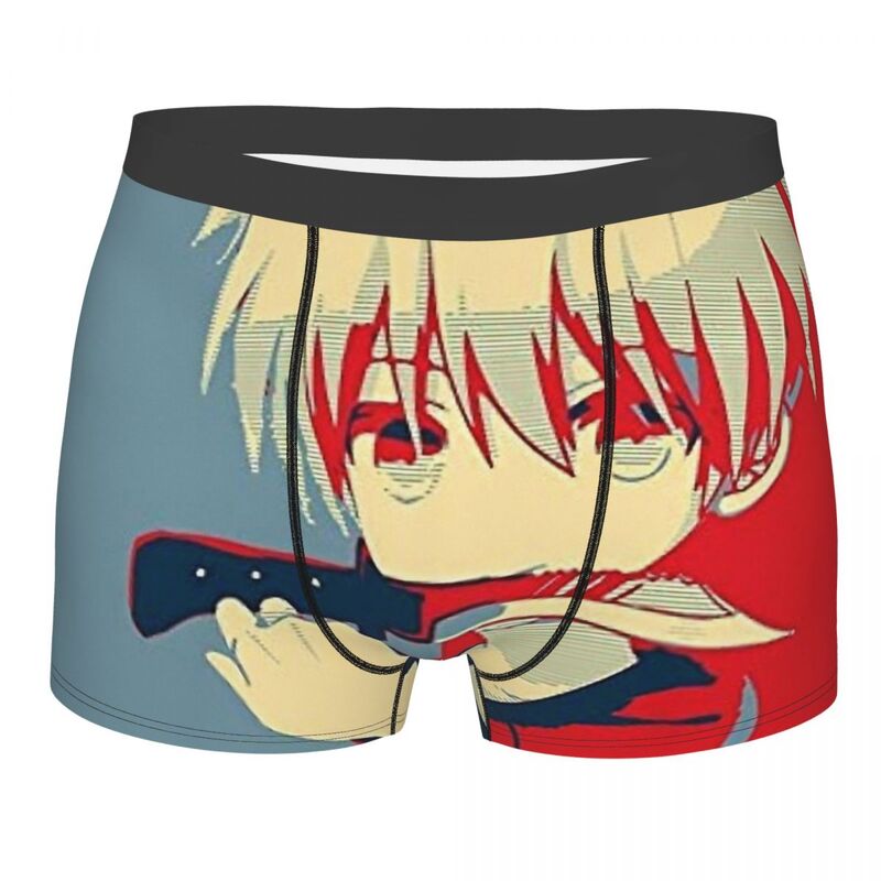 Nagisa Fanart Underwear Assassination Classroom Comedy Anime Boxer Shorts Quality Men's Panties Breathable Shorts Briefs Gift