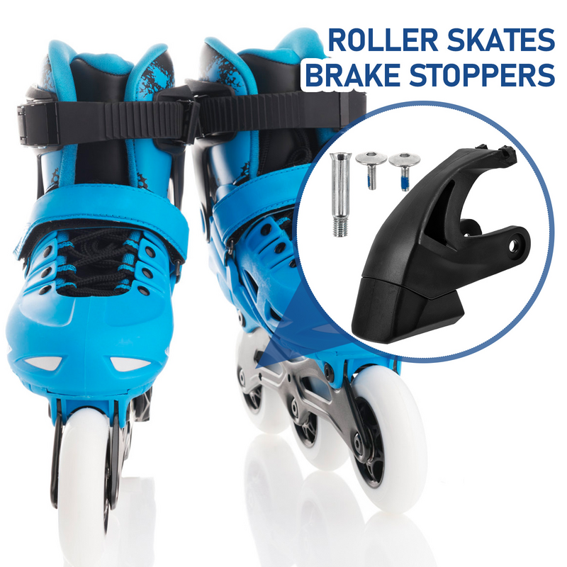 Inline penghenti roda rem sepatu roda komponen rem pengganti Roller Skate blok bantalan rol rem perangkat blok aksesori bantalan