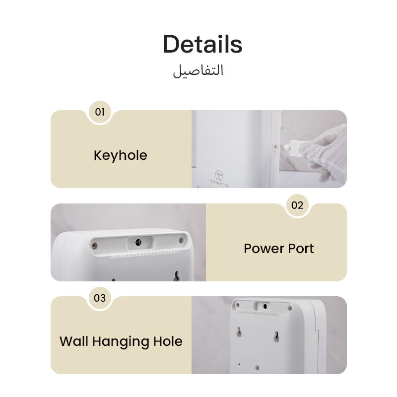 NAMSTE Multifunctional Bluetooth WiFi Aromatherapy Machine 500m³ Home Diffuser Small Portable 260ml Durable PP Material