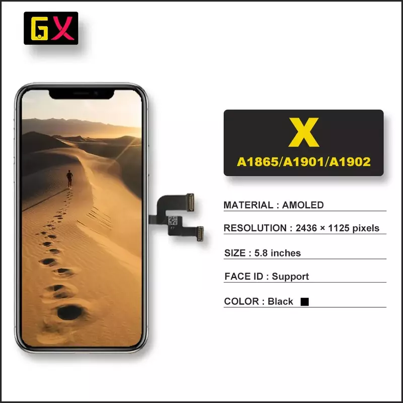 GX AMOLED для iPhone XS дисплей XSMAX XR 11 OLED лучший GX жесткий OLED для iPhone X ЖК-экран AMOLED дигитайзер в сборе Замена