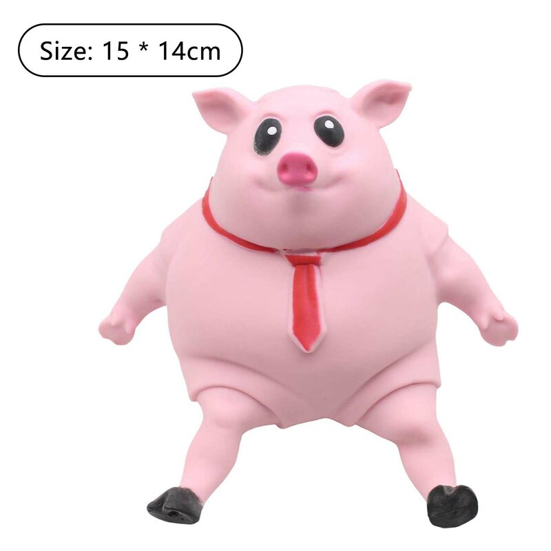 Zabawna różowa świnia antystresowa zabawki do ściskania przeciwlękowe łagodzące stres zabawki sensoryczne dla dzieci dorosłych zabawka antystresowa lękowe