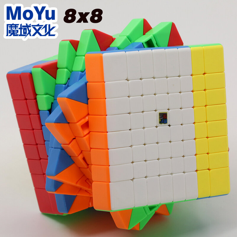 MoYu MeiLong Cube 8x8 Puzzle ajaib, teka-teki ajaib 8x8x8, speedcubo profesional, Anti stres, logika, 매매, mainan Figet game cerdas
