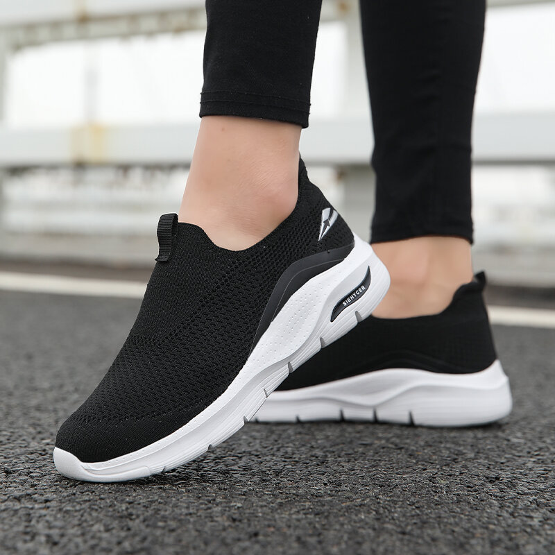 Damyuan lekkie męskie buty na co dzień Slip-on wygodne oddychające mężczyźni Sneaker kobiety Walking przeciwpoślizgowe Jogging mężczyźni buty sportowe kobiet