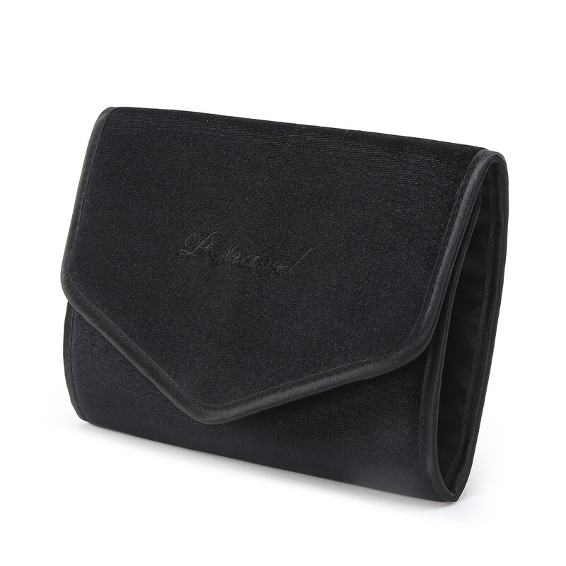 Foldable Makeup Bag Luxury Women Jewelry Storage Case Travel Outdoor Cosmetic Organizer Pouch Handbag Earings Necklace Pack