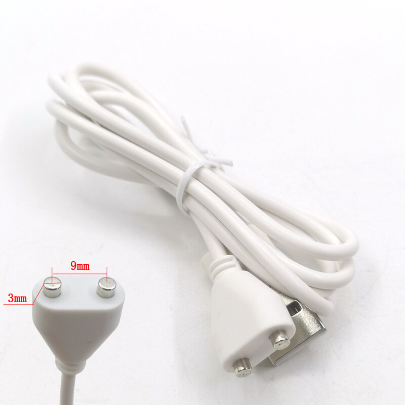 Магнитный зарядный кабель для вибратора, 1 шт., 5 мм, 6 мм, 7 мм, 8 мм, 9 мм, 10 мм, 2 контакта, секс-игрушки для женщин, разъем для продукта для взрослых