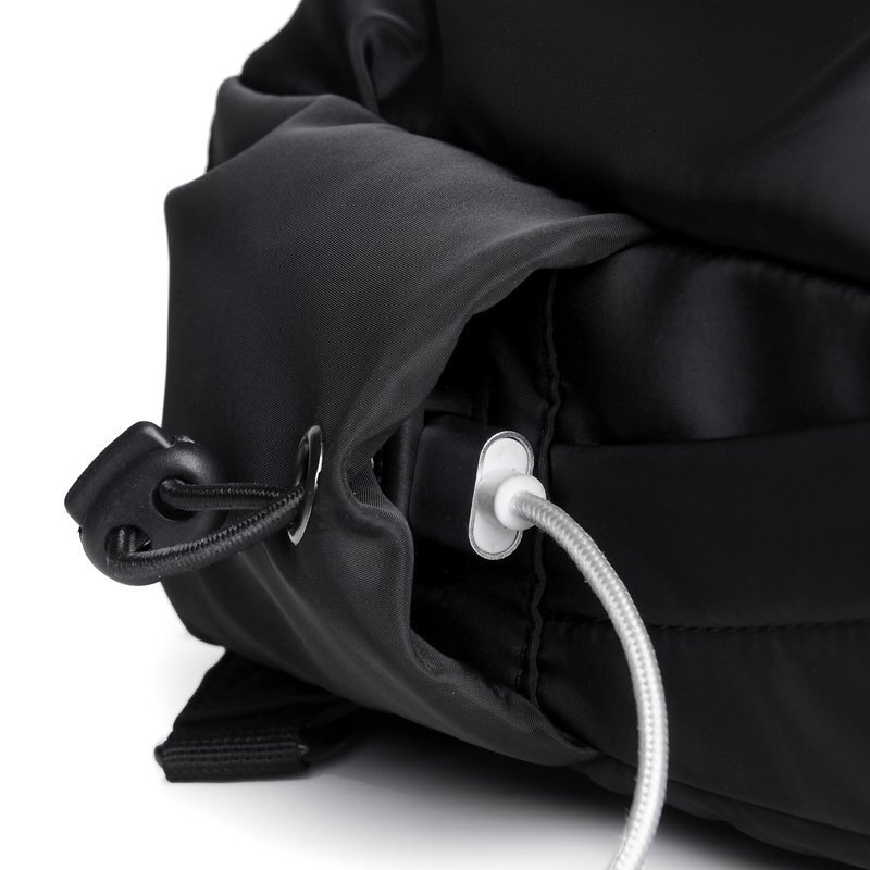 Bolso de pecho con USB para hombre, bolsa cruzada impermeable, de viaje, a la moda, 2022