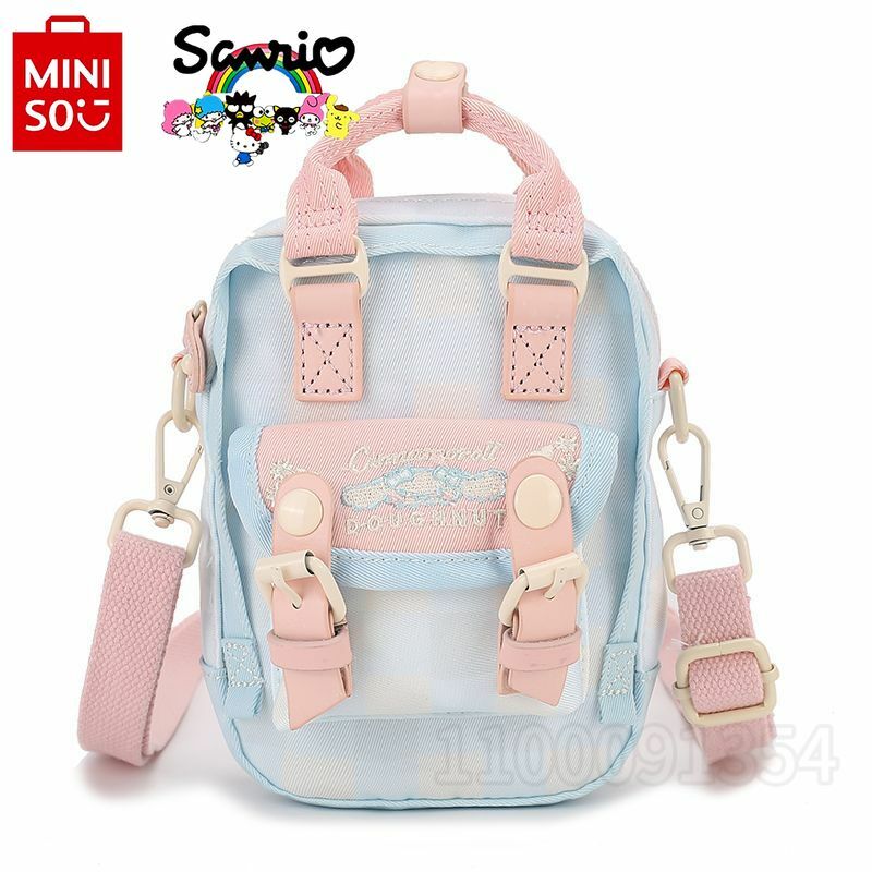 Новая миниатюрная сумка через плечо Cinnamoroll, модная миниатюрная женская сумка через плечо, милая мультяшная сумка для девушек с вышивкой, высокое качество