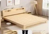 ZXC954 basis tempat tidur & bingkai kayu madeira somieres