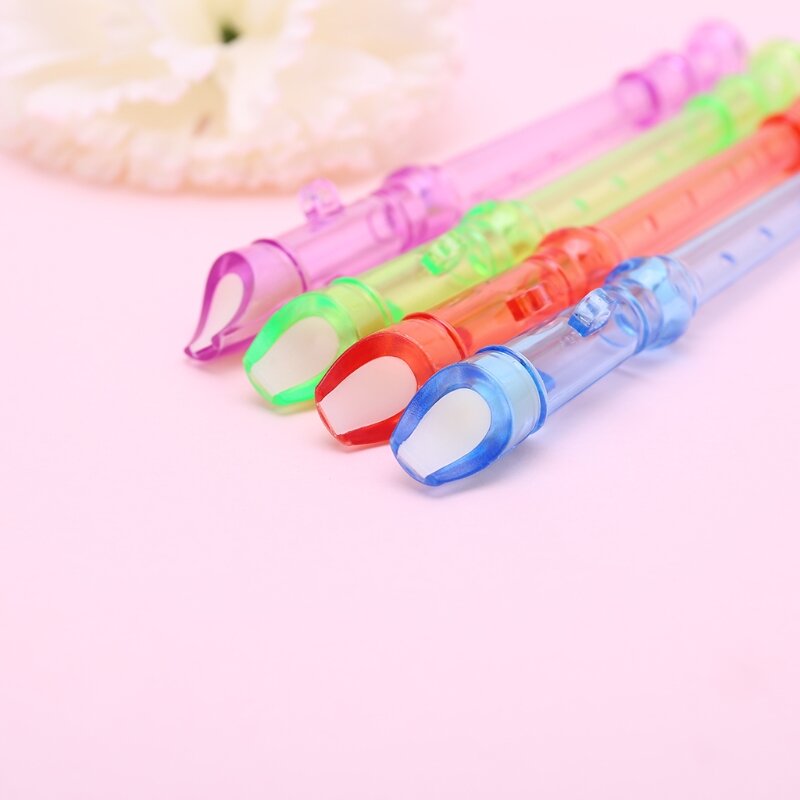 Plastic Musical Instrument Recorder Flute 6 Holes Colorful Children's Gift