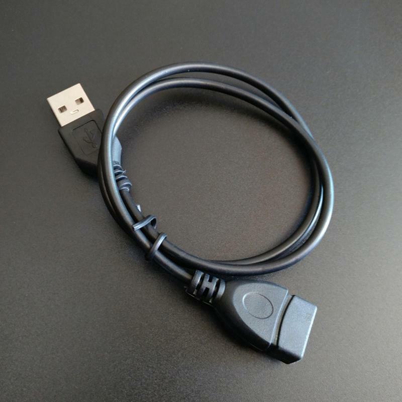 Удлинитель USB 2,0 для смарт-ТВ, PS4, кабели для быстрой зарядки и передачи данных, 0,5 м, 0,6 м, 0,7 м, 1 м
