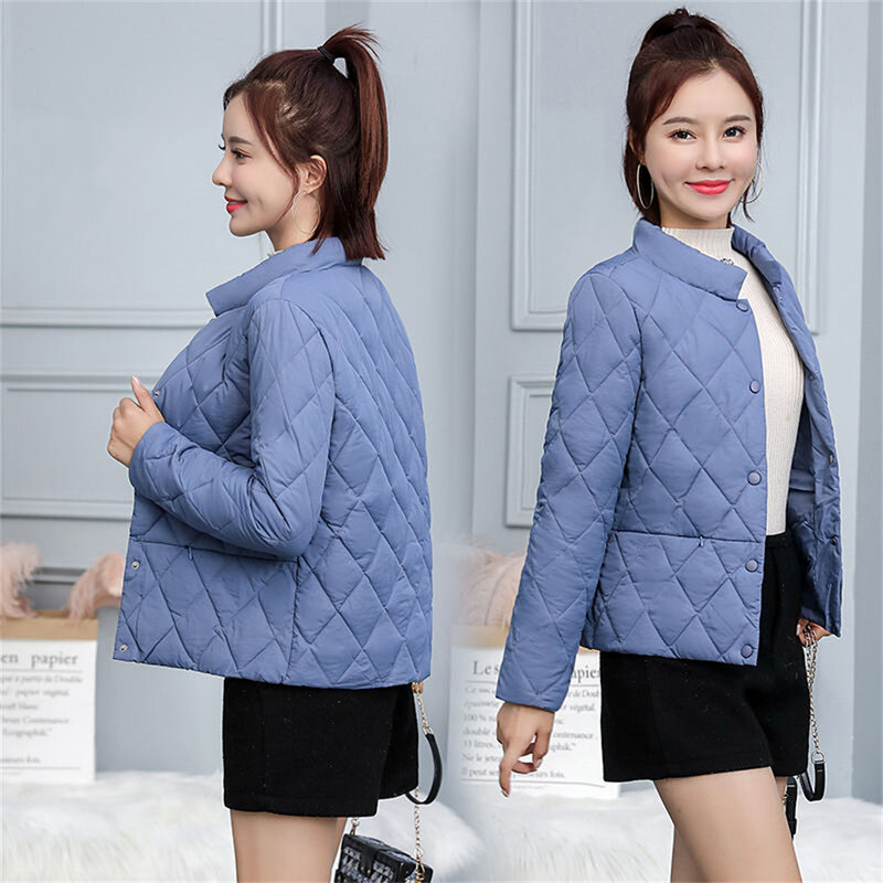 Women Short Winter Padded Coat 2022 Female Winter Korean Slim Top （18-25 years old）Young Students' Cotton-Padded Jacket Cardigan