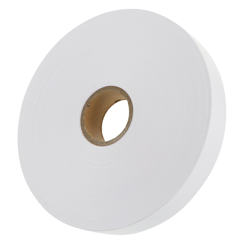 Kemeja Gaun putih Roll cuci tanpa besi label nama perekat sendiri label pakaian besi dapat ditulis label ukuran praktis pakaian