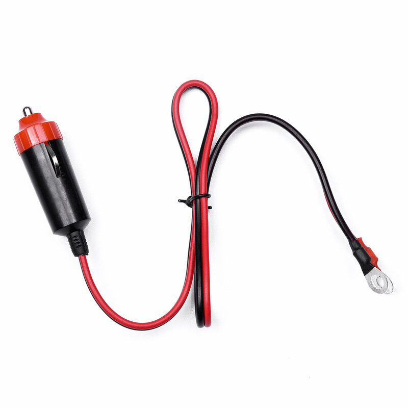 1.8M Car Male Plug Cigarette Lighter Adapter 12V-24V Power Supply Cord With 50cm Cable Wire Apply To Cigarette Lighter Socket