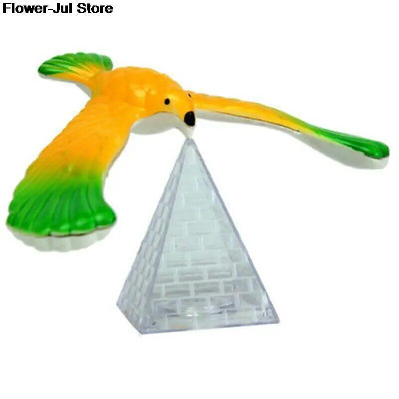 Funny Balancing Eagle With Pyramid Stand Magic Balancing Bird office Desk Decoration Kids Educational Toy Birthday Gift