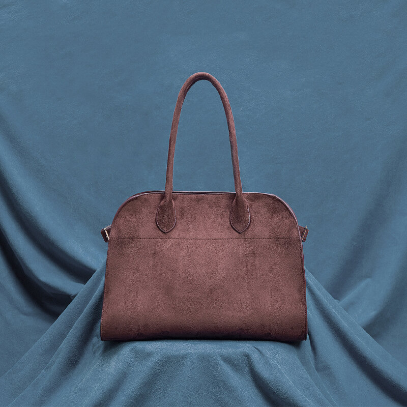 Вместительная Замшевая сумка-тоут, большая сумка на одно плечо для отдыха и фитнеса, Литературная Ретро сумка для поездок, мешок для покупок