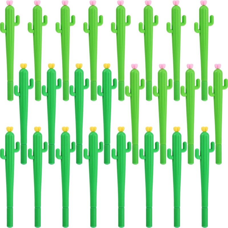 Кактус Гелевые Ручки Новинка Зеленые растения нейтральные ручки милые ручки для фотографий подарки канцелярские принадлежности