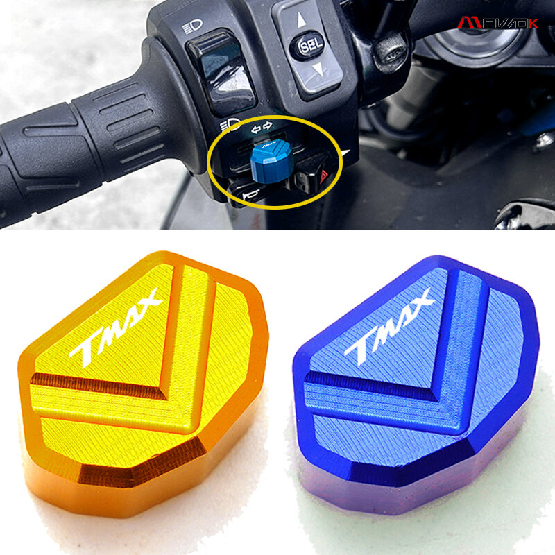 Für yamaha t-max tmax tmax530 sx dx tech max tmax560 mototcycle cnc schalter knopf blink schalter schlüssel kappe