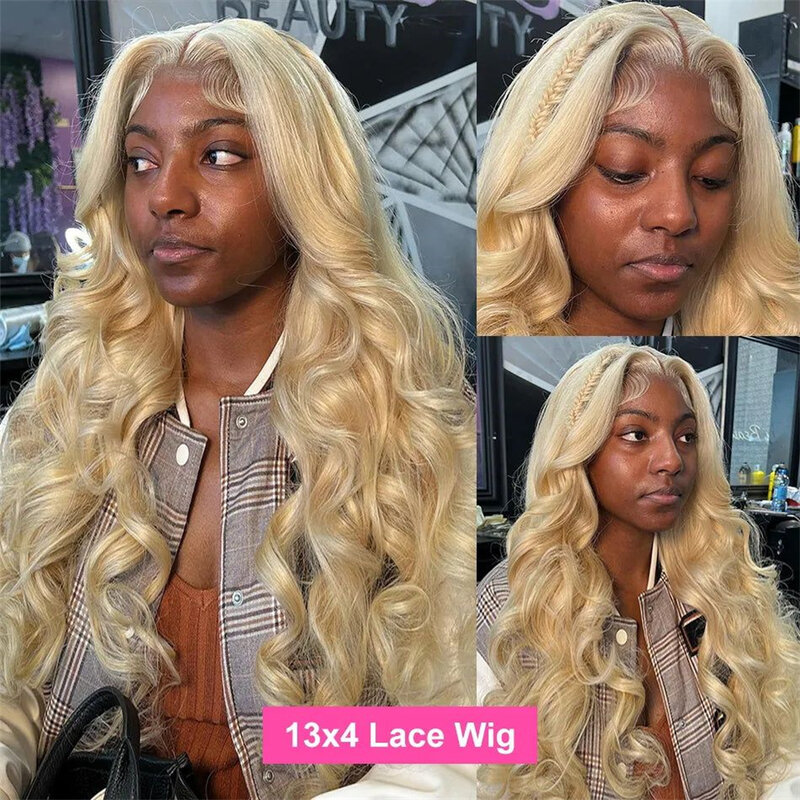 Honey Blonde 13x4 Hd Lace Wig Pre Plucked 13x4 Body Wave Lace Front Wigs Brazilian Human Hair 613 Human Hair Lace Frontal Wigs