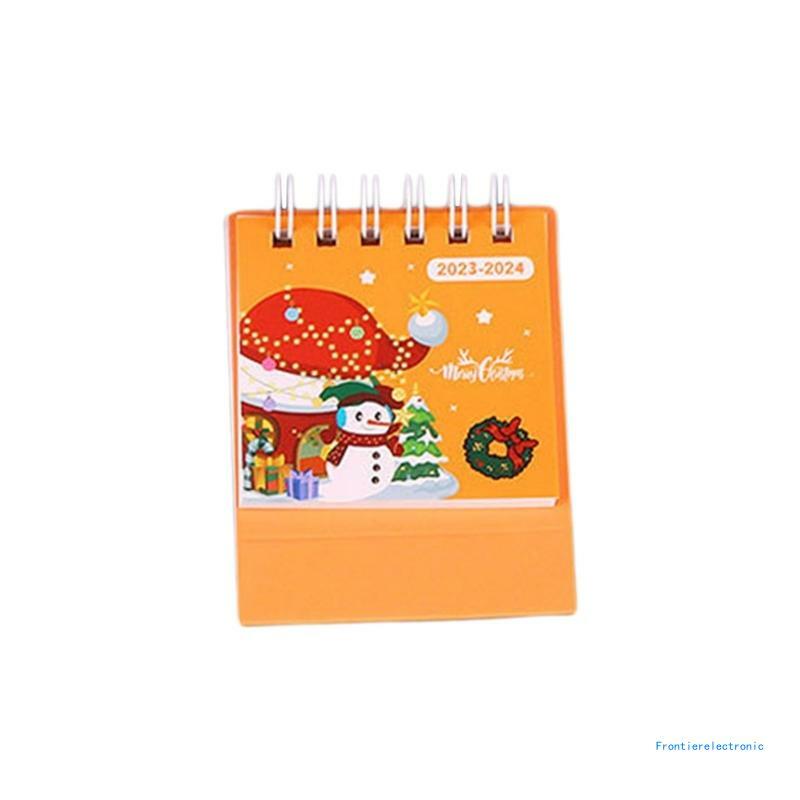 2024 Mini Desk Calendar Monthly Pages Month Referances from 09/2023 to 12/2024 DropShipping