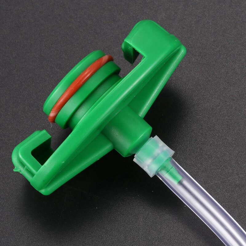 Adaptateur de seringue en plastique transparent, tube à air, distributeur de colle, 2X, 30CC-50CC