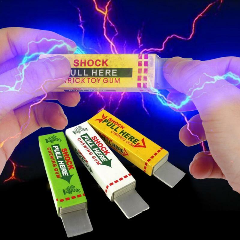 Electric New Tricky Toy Electric Shock Chewing Gum Spoof Whole Person Electric Human Toy Novel Electrified Safety Shock Toy