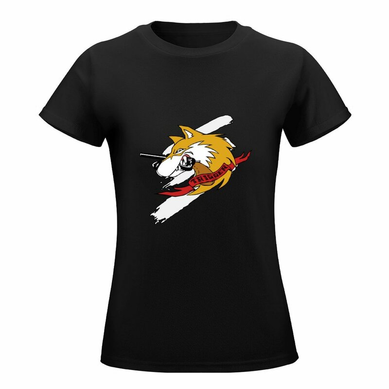Ass Combat - Trigger Emblem (3 Sin Lines) T-Shirt Hippie Kleidung Kurzarm T-Shirts Damen Kleidung Frauen T-Shirt
