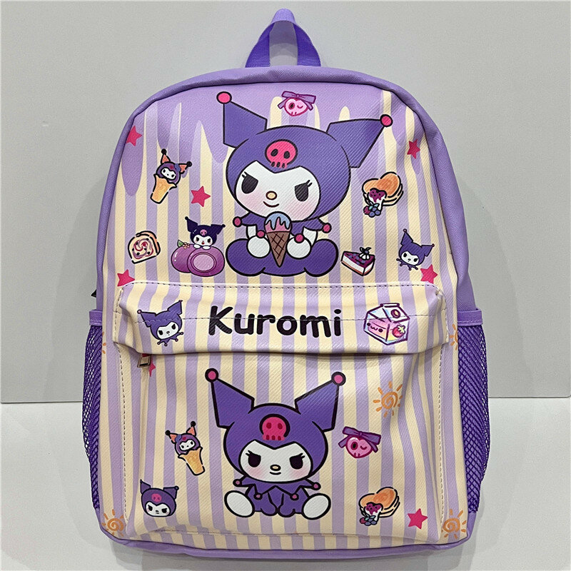 Sanrio High-capacity Cinnamoroll Schoolbag LittleTwinStars Backpack Kuromi Student Bag My Melody Hello Kitty Rucksack Bag