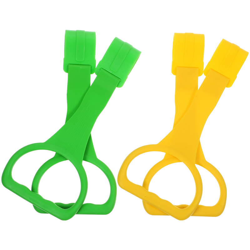 4 Stück stehende Pull Ring Assist Ringe lernen Krippe hängen Kinderwagen Spielzeug tragbar für Walking Tools Kindergarten